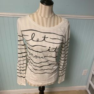 Loft “Let it snow” long sleeve